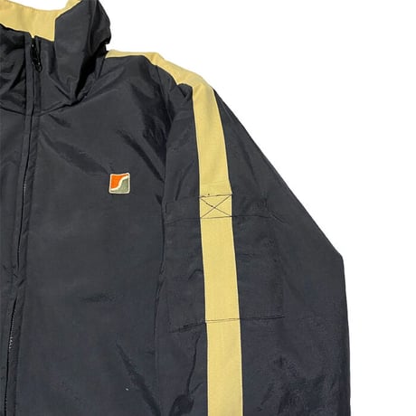 【USED】90'S-00'S STUSSY OUTDOOR PADDED NYLON JACKET BLACK