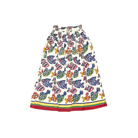 【USED】90'S Taraliya FISH PATTREN LONG SKIRT