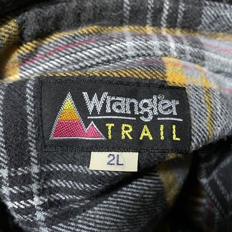 【USED】90'S WRANGLER FLANNEL SHIRT
