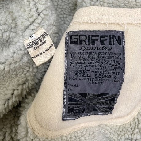 【USED】90'S GRIFFIN LAUNDRY WOOL BOMBER JACKET