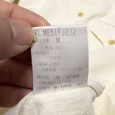 【USED】90's ISSEY MIYAKE FLAP POCKET SHIRT