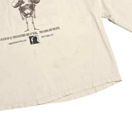 【USED】90's JEKYLL ＆ HYDE'S LABORATORY BAR L/S T-SHIRT