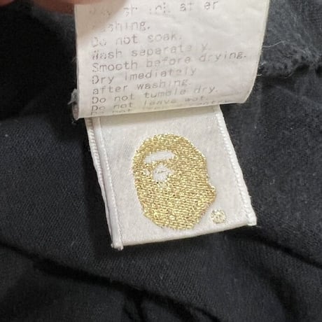 【USED】90'S A BATHING APE APE HEAD T-SHIRT