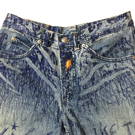 【USED】90'S W&LT GRAFFITI JEANS