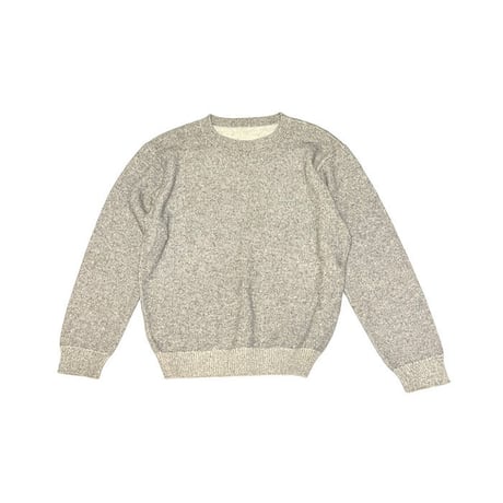【USED】90'S-00'S CREWNECK KNIT SWEATER GRAY