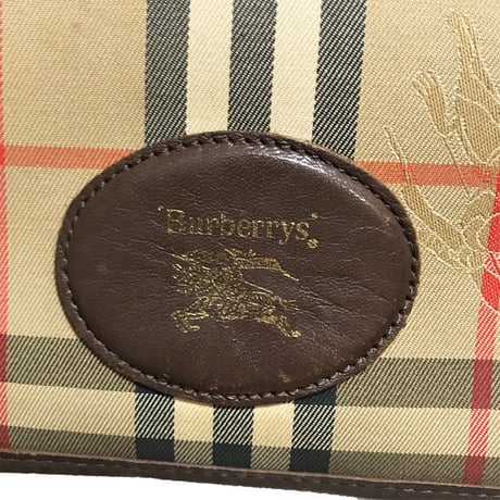 【USED】80'S BURBERRYS NOVA CHECK SHOULDER BAG
