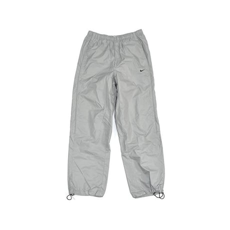 【USED】00'S NIKE HEXAGON RIPSTOP CLIMA-FIT PANTS SILVER GRAY