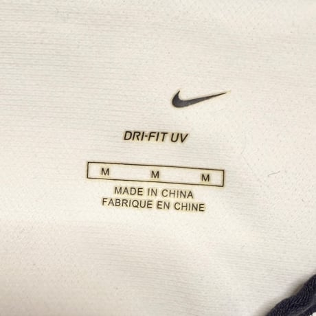 【USED】00's Nike Dri-FIT UV Bicolor Raglan Sports T-shirt Blue × White