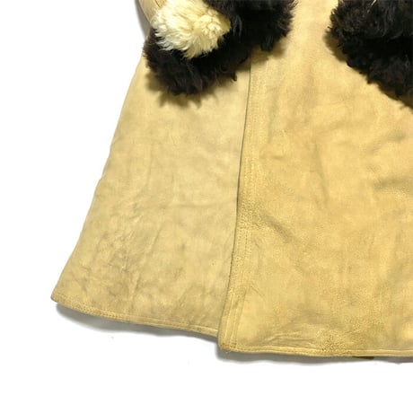 【USED】70'S RUSSIAN ARMY MOUTON SHEEPSKIN COAT