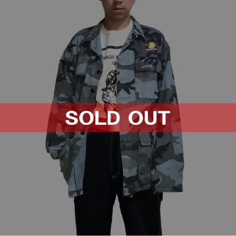 【USED】90'S  ANARCHIC ADJUSTMENT CAMO JACKET