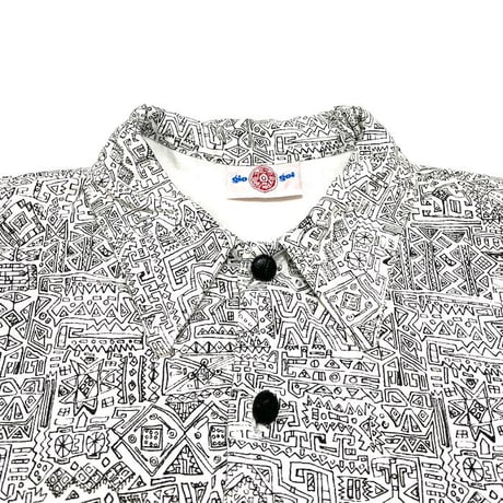 【USED】80'S-90'S GIO-GOI TRIBAL PATTERN SHIRT JACKET