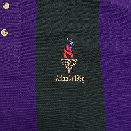 【USED】90'S ATLANTA OLYMPIC 1996 POLO SHIRT