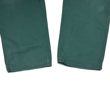 【USED】70'S-80'S FRENCH WORK PANTS DEEP GREEN