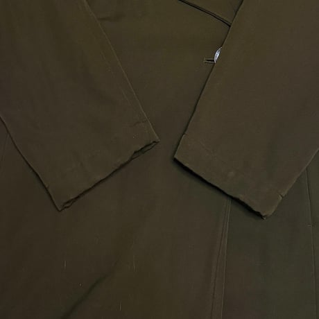 【USED】tricot COMME des GARÇONS 1996 Olive Wool Maxi Long Coat