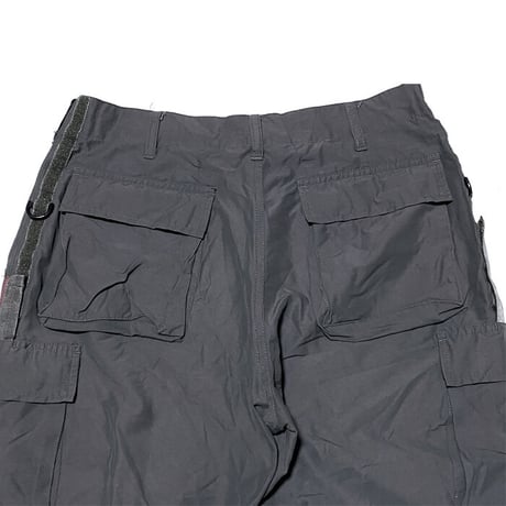 【USED】00's GOODENOUGH NYLON CARGO PANTS GRAY
