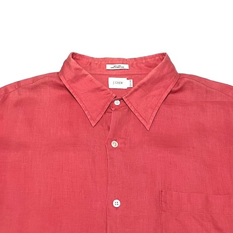 【USED】00'S J.CREW OVERSIZED LINEN SHIRT