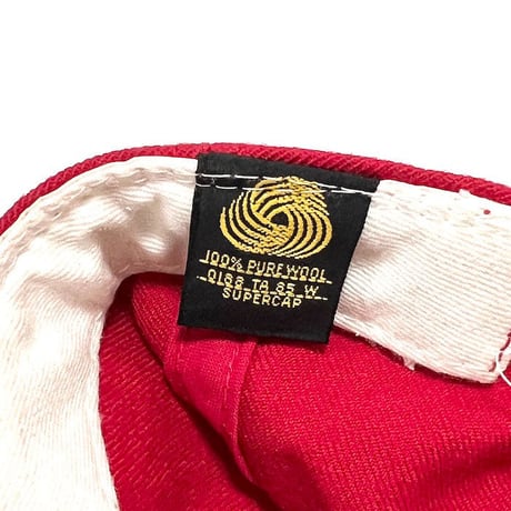 【USED】90'S ANARCHIC ADJUSTMENT 6-PANEL CAP RED