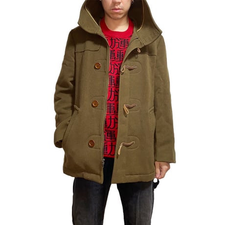 【USED】00'S  MARC JACOBS MELTON WOOL HOODED JACKET