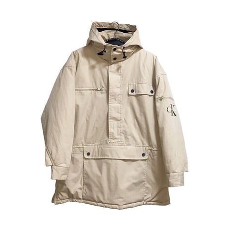 【USED】90'S-00'S CK CALVIN KLEIN JEANS PULLOVER PADDED JACKET
