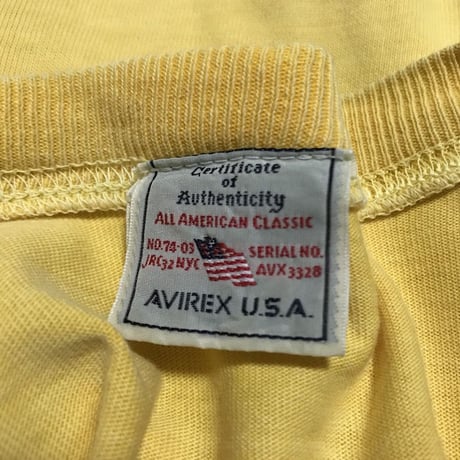 【USED】90'S AVIREX DRAGON T-SHIRT