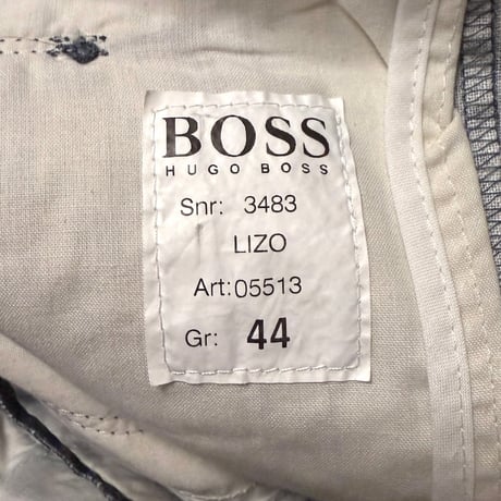 【USED】00's HUGO BOSS Cropped Tech Drawcord Pants