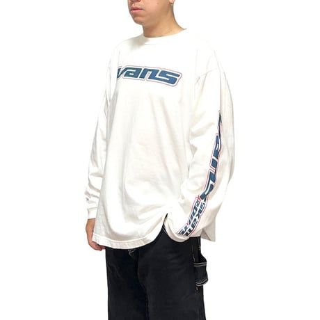 【USED】00'S VANS SKATE ROOTS L/S T-SHIRT
