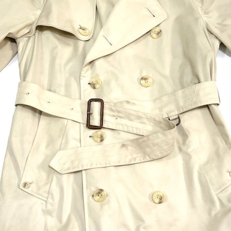 【USED】00'S AQUASCUTUM TRENCH COAT MADE IN ENGLAND