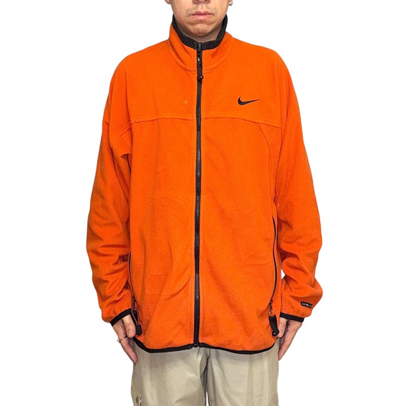 USED】90's NIKE ACG Thermal Layer 2 Orange Flee