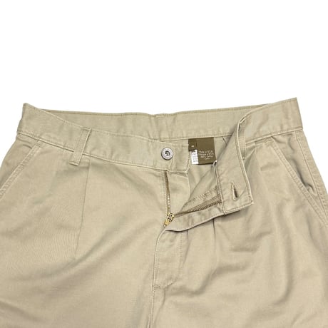 【USED】90's-00's Calvin Klein Khakis 2-Pleat Cotton Chino Pants Made in USA