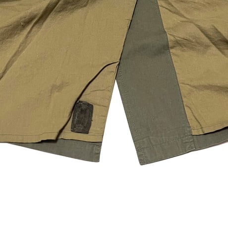 【USED】HELMUT LANG 1999 LINE PAINT FIELD COAT KHAKI