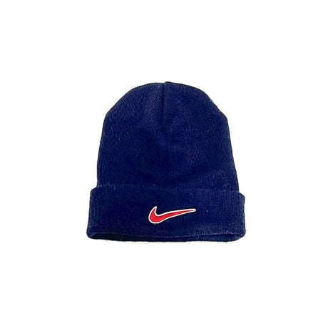 【USED】90'S NIKE SWOOSH KNIT BEANIE