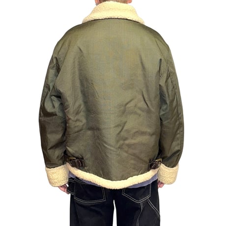 【USED】90'S BAD BOY × SCHOTT B-3 JACKET KHAKI