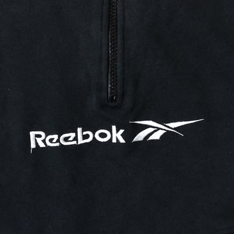 【USED】90'S  REEBOK HALF ZIP HIGH-NECK SWEATSHIRT
