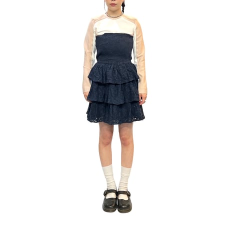 【USED】00's HOLLISTER 2-WAY BARE TOP TUNIC DRESS SKIRT