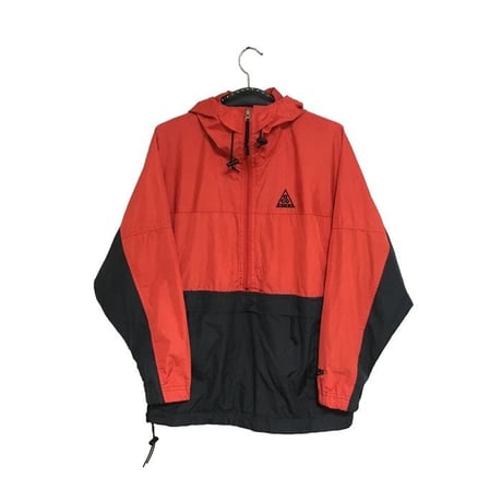 【USED】90'S NIKE ACG NYLON ANOLAK RED