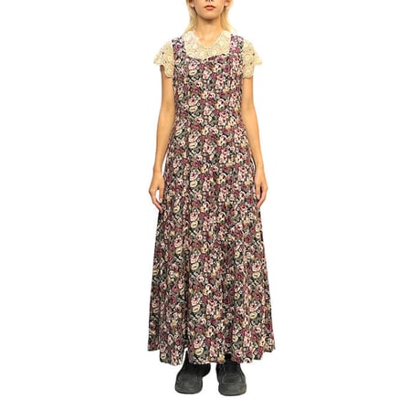 【USED】90'S All that Jazz FLOWER PRINT DRESS