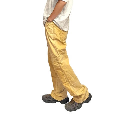 【USED】00's STUSSY Sun-Faded Double Knee Lightweight Work Pants