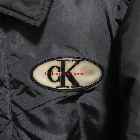 【USED】90'S CK CALVIN KLEIN JEANS PADDED NYLON JACKET