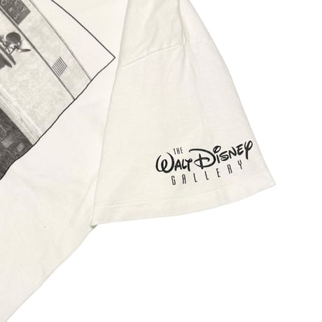 【USED】90's THE WALT DISNEY GALLERY “Walt Disney at the Studio” Photo T-shirt