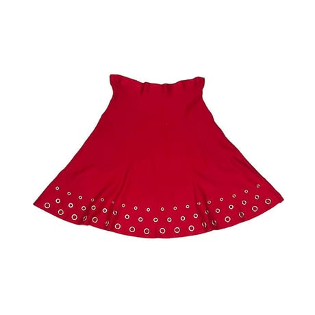 【USED】00'S SIONI EYELET KNIT SKIRT