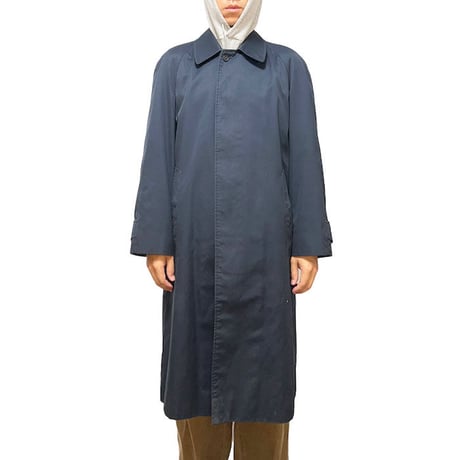 【USED】80'S-90'S BURBERRYS  NAVY BALMACAAN COAT MADE IN ENGLAND