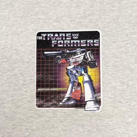 【DEAD STOCK】90's THE TRANSFORMERS “MEGATRON” Graphic T-shirt Gray