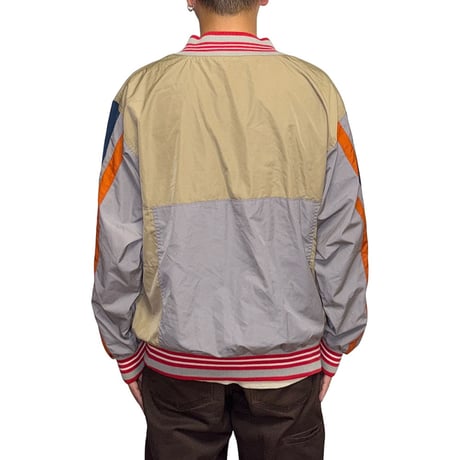 【USED】80's adidas Crazy Pattern V-Neck Pullover Jacket