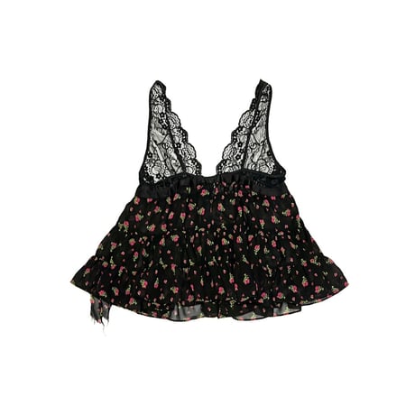 【USED】00's Victoria's Secret ROSE PATTERN  CAMISOLE
