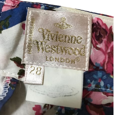 【USED】90'S VIVIENNE WESTWOOD "EROTIC ZONES" ROSE BONDAGE PANTS