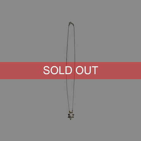 【USED】Vintage HEXAGRAM NECKLACE