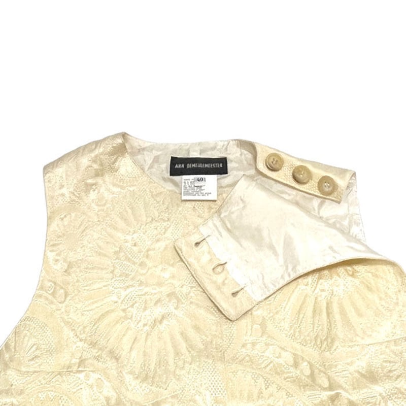 USED】00'S ANN DEMEULEMEESTER JACQUARD VEST | K USED】00'S ANN DEMEULEMEESTER JACQUARD VEST | K