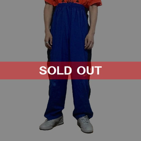 【USED】90'S NIKE NYLON PANTS SIDE SNAP BUTTON
