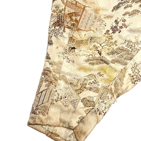 【USED】1890's LANTERN SLEEVE ORIENTAL JACQUARD JACKET