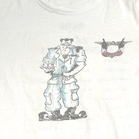 【USED】80'S-90'S ZERO DANS TA FACE T-SHIRT